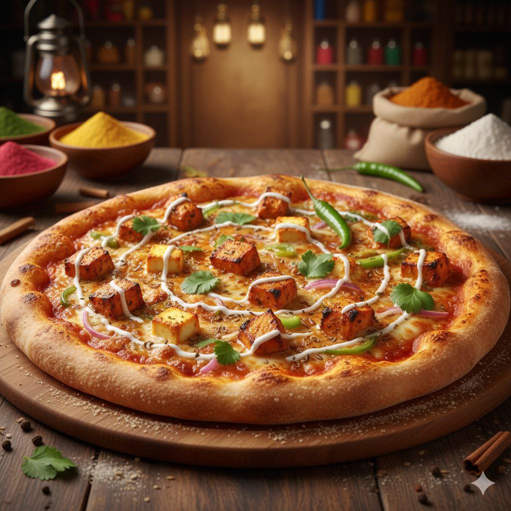 Pizza Chicken Masala